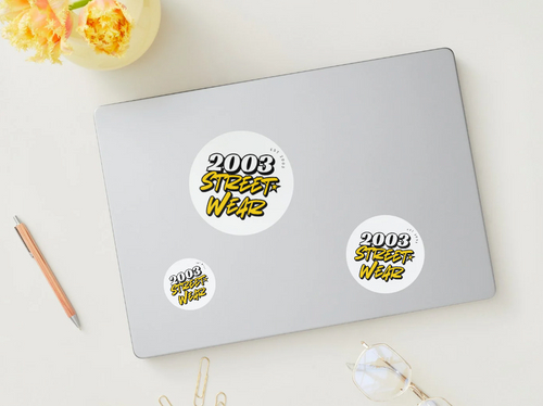 2003 streetwear circle sticker
